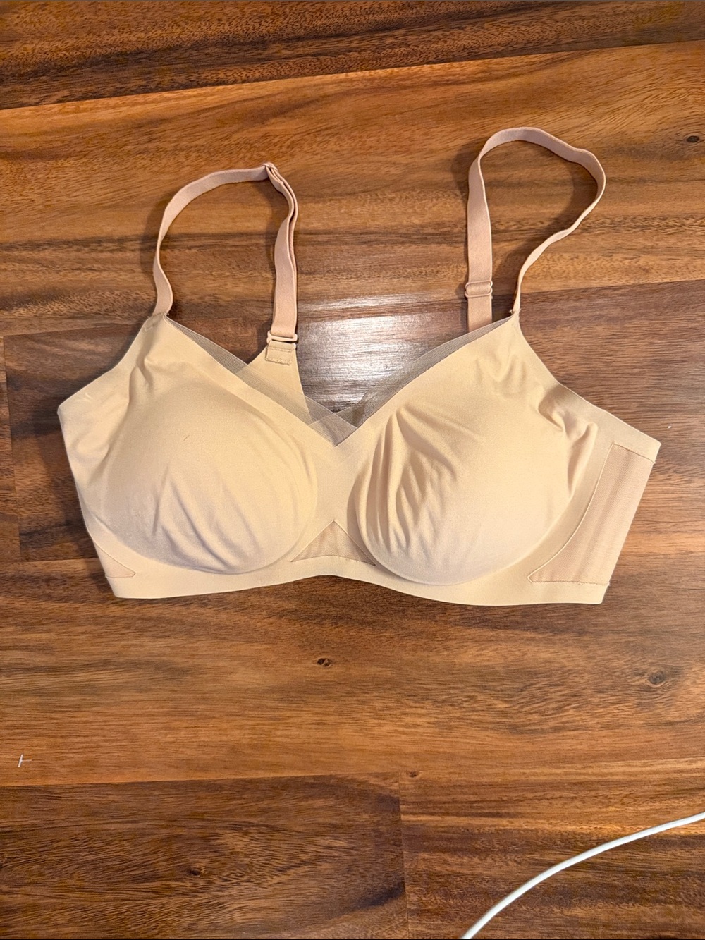 Honeylove Nude Crossover Wireless Smooth Support Bra